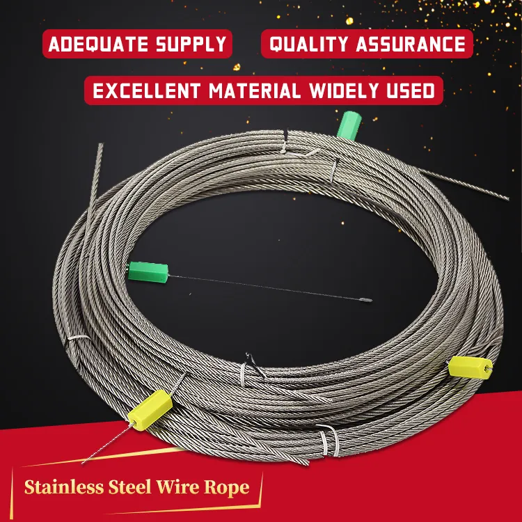 1*7 7*7 7*19 Stainless Steel Wire Rope Manufacturer