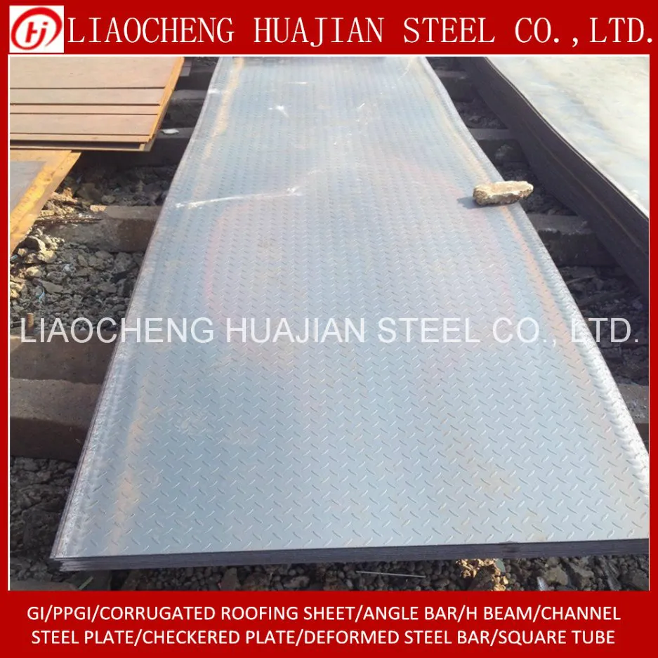 10mm Thickness Hot Rolled Checkered Sheet Chequered Plate with ISO