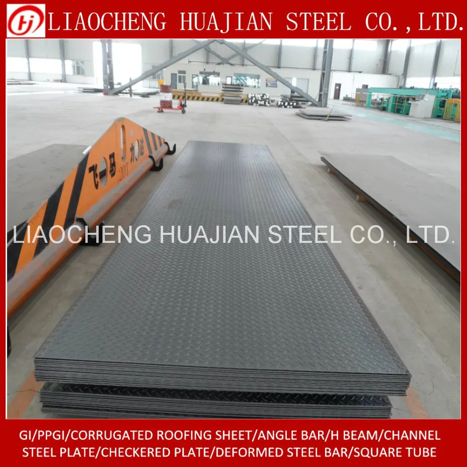 10mm Thickness Hot Rolled Checkered Sheet Chequered Plate with ISO