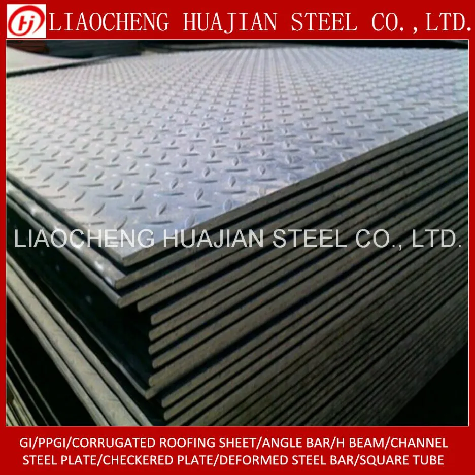10mm Thickness Hot Rolled Checkered Sheet Chequered Plate with ISO