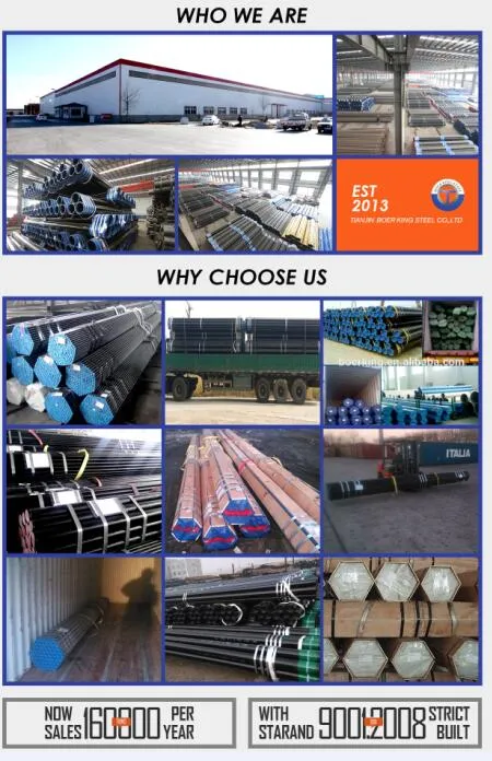 16 20 30 Inch ASME B36.10m ASTM A106 Gr. B Carbon Seamless Steel Pipe Structure Pipe St37 Round DIN En 10217-1-2005