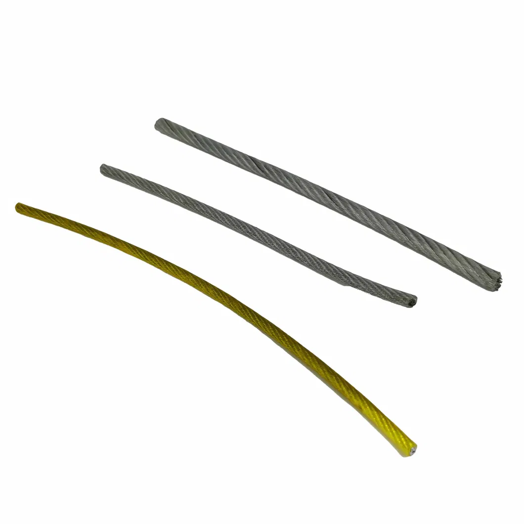 17X7+FC No-Rotating Steel Wire Rope with Many Layers (Galvanized & Ungalvanized)