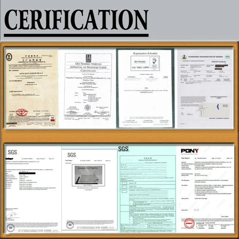 1xxx 2xxx 3xxx 5xxx 6xxx Aluminum Plate