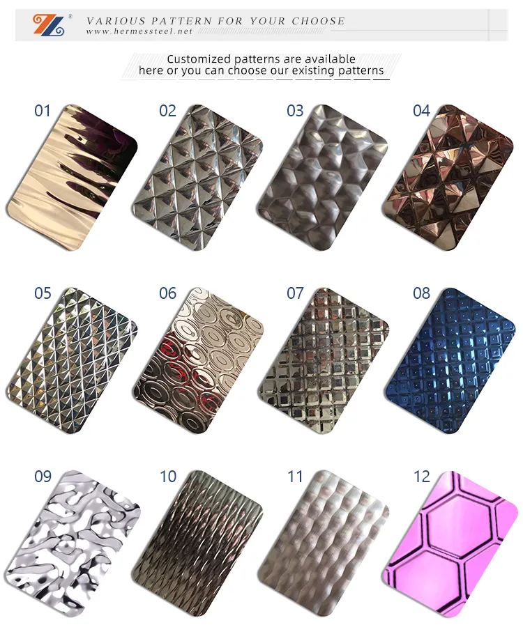 304 Stamping Stainless Steel Like Real 3D for Interior External Sign Background
