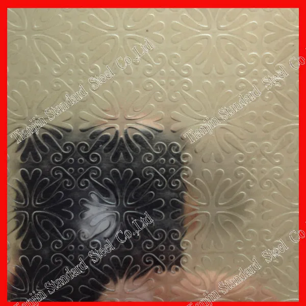 304 Ti-Gold Hl PVD Coating Stainless Steel Sheet