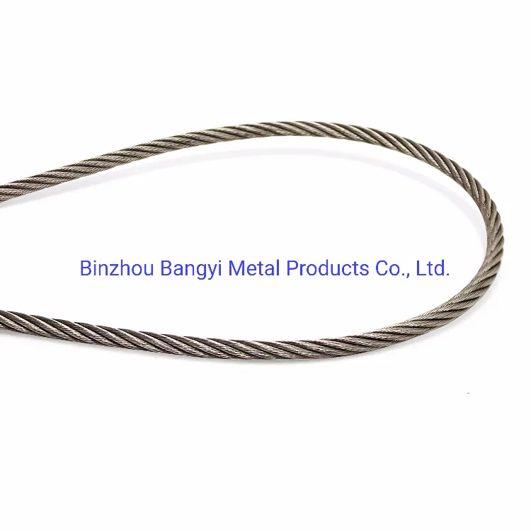 3mm-6mm Stainless Steel Wire Rope 7*19