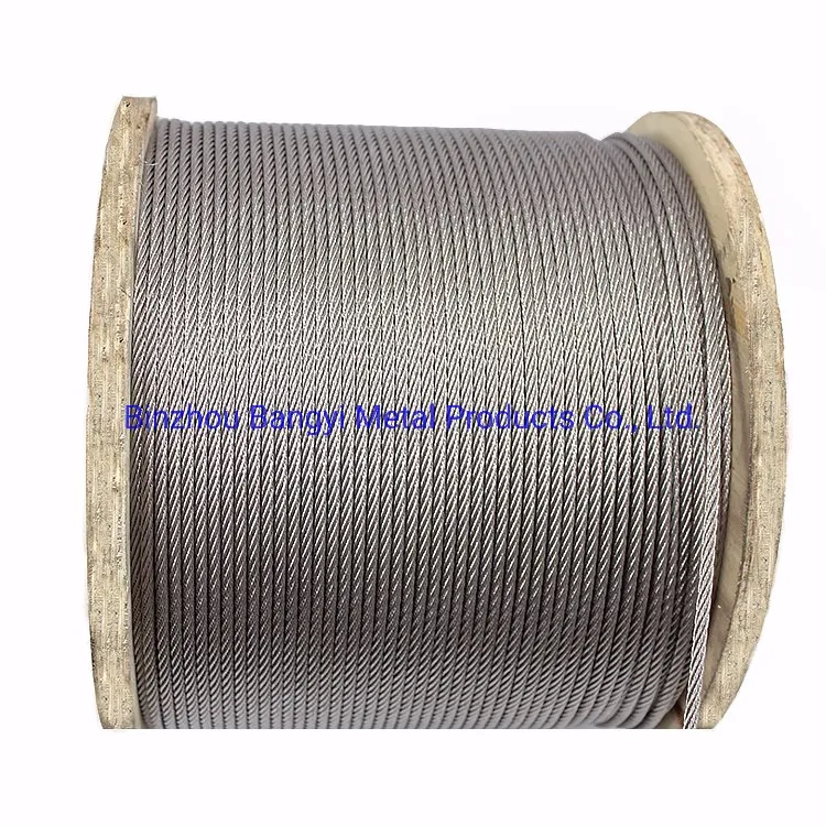 3mm-6mm Stainless Steel Wire Rope 7*19