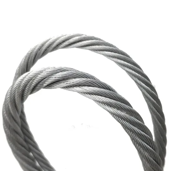 6*36ws+Iwrc Hot Dipped Galvanized Steel Wire Rope 32mm