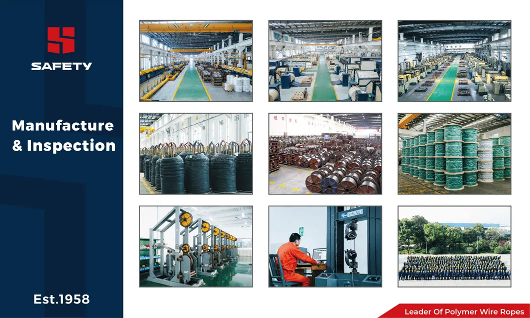 9/16" Inch 6*29 6X29 FC Iwrc Steel Wire Rope Cable Cord 1770 N/mm2 6*29f 6X29f Catalog Cable-Tool Drilling En12385 Jisg3525