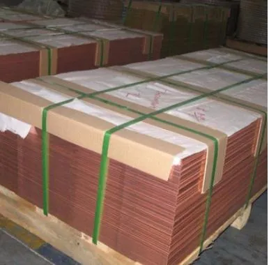 99.99% Copper Cathode, 99.99% Pure Electrolytic Copper Quality Manufacturer