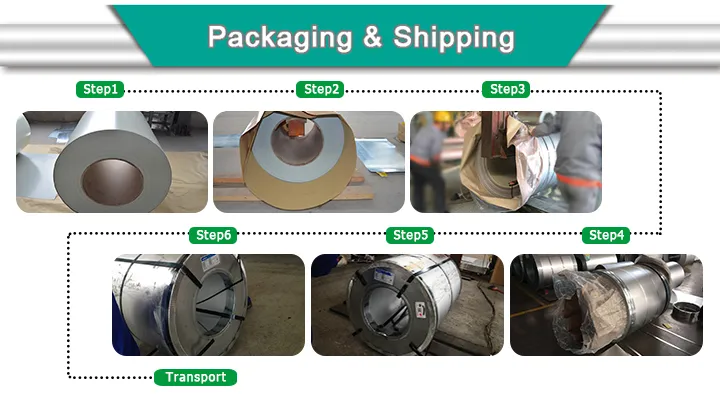 Akzonobel Color Painted PPGL Steel Coil for Corrugated Sheet with Anti Finger