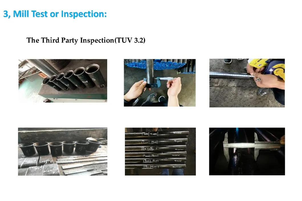 Seamless Carbon Steel, Stainless Steel Ms Tubing/Tube/Pipe for Boiler, Heat Exchanger, Paper Making, Water, Gas Pipeline (SA179/192/A210, EN10216, DIN17175)