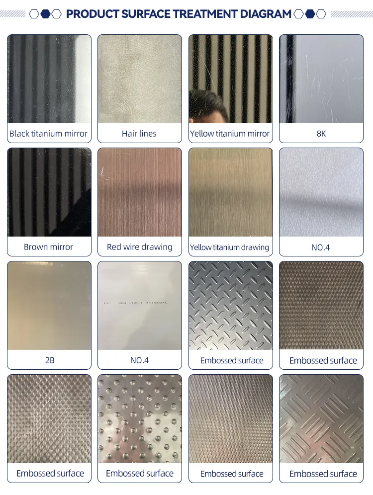 ASTM A240 304 321 316L 310S Mirror Brushed, Polished Surface Finish 4X8 Mirror Laser Cutting Hot Cold Rolled Stainless Steel Plate for Industrial Mold