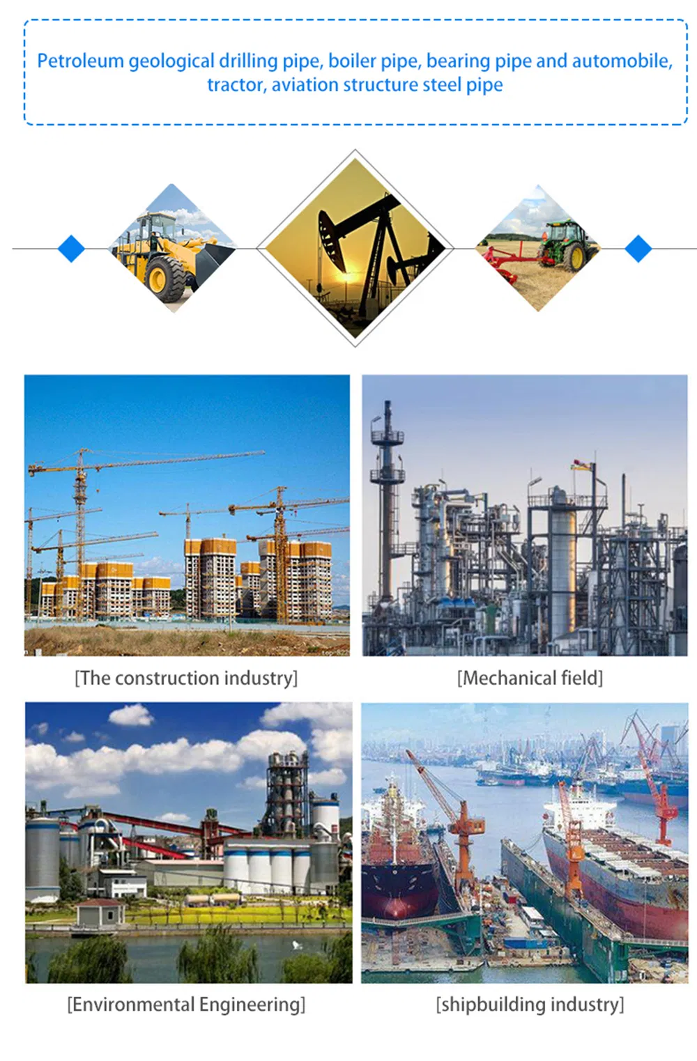 ASTM A249 En 10217-7 Austenitic Stainless Steel Welded Tube Manufacturer