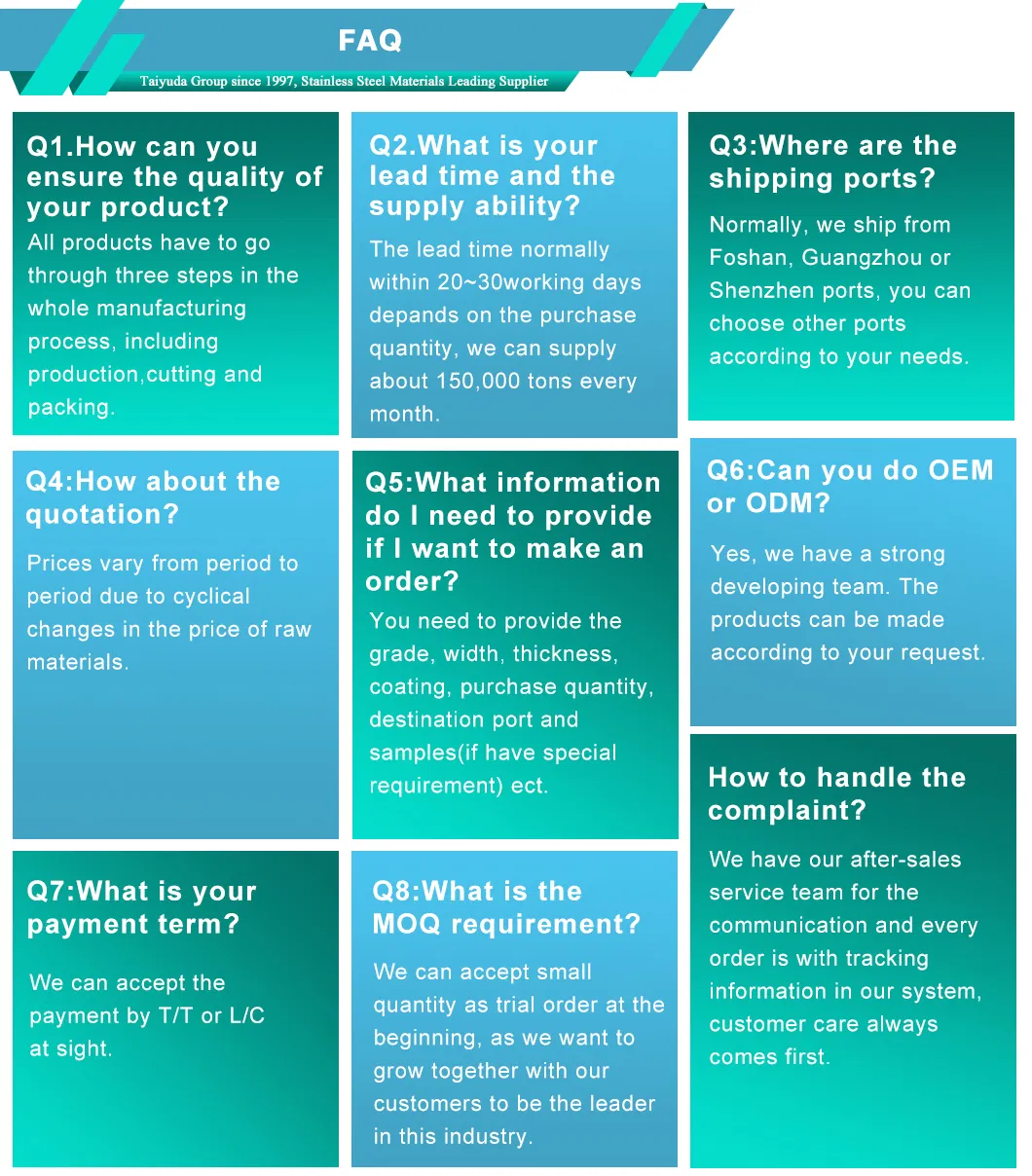 ASTM A480 Ti-Coid 0.3mm 0.6mm 0.8mm 1mm 2mm 3mm 4mm 6mm Color Coating 2b Ba Vibration Decoration 4X8 Inox Austenitic Stainless Steel Sheet