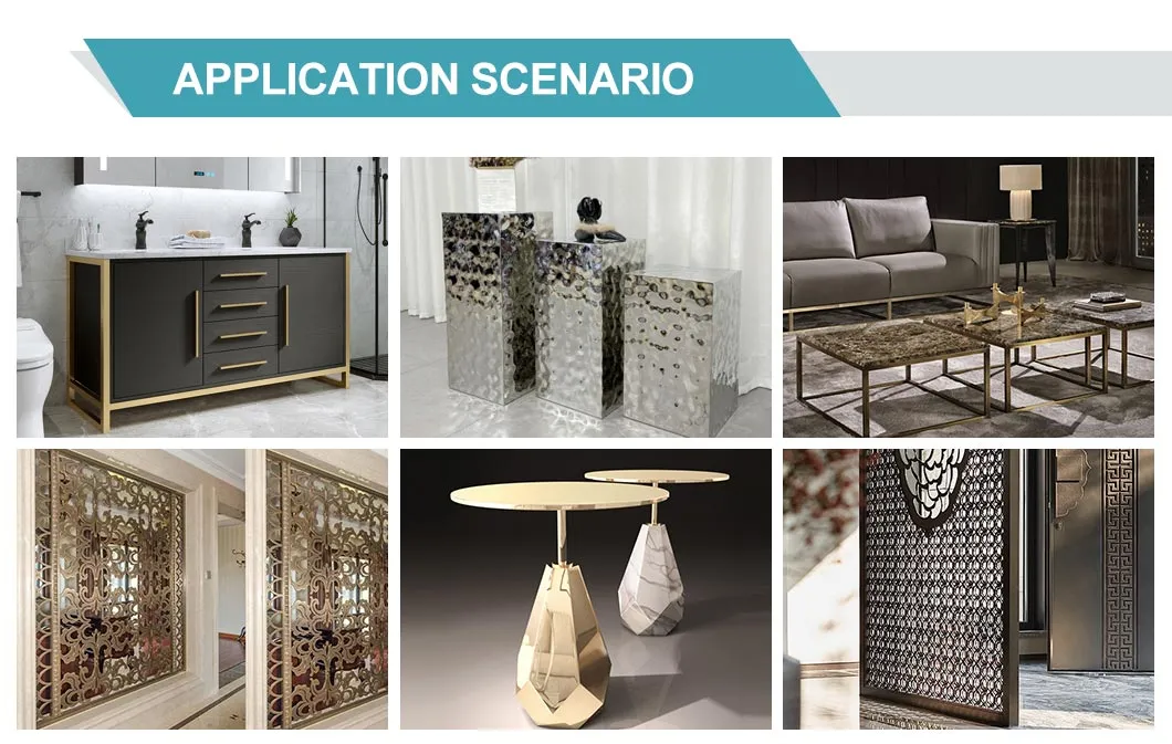 ASTM A480 Ti-Coid 0.3mm 0.6mm 0.8mm 1mm 2mm 3mm 4mm 6mm Color Coating 2b Ba Vibration Decoration 4X8 Inox Austenitic Stainless Steel Sheet