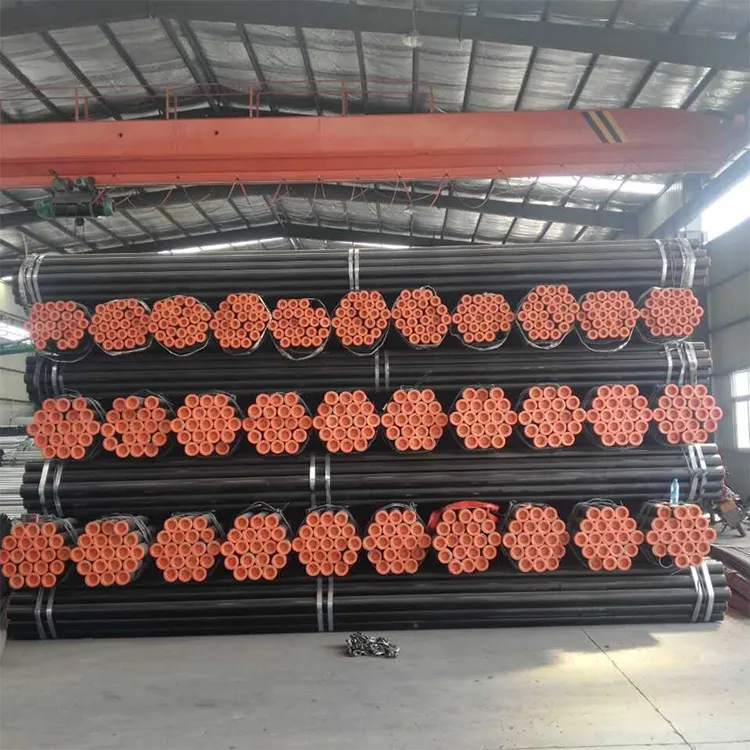 ASTM A53 / ASTM A106 /API 5L Gr. B Carbon Steel Black Painted Sch40 Seamless Steel Pipe