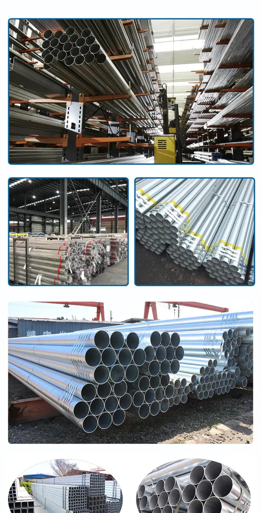 ASTM A53 Z80 Galvanized Steel Pipe, 2.5 Inch Galvanized Iron Pipe Price, 48.6mm Gi Pipe Schedule 40 Price