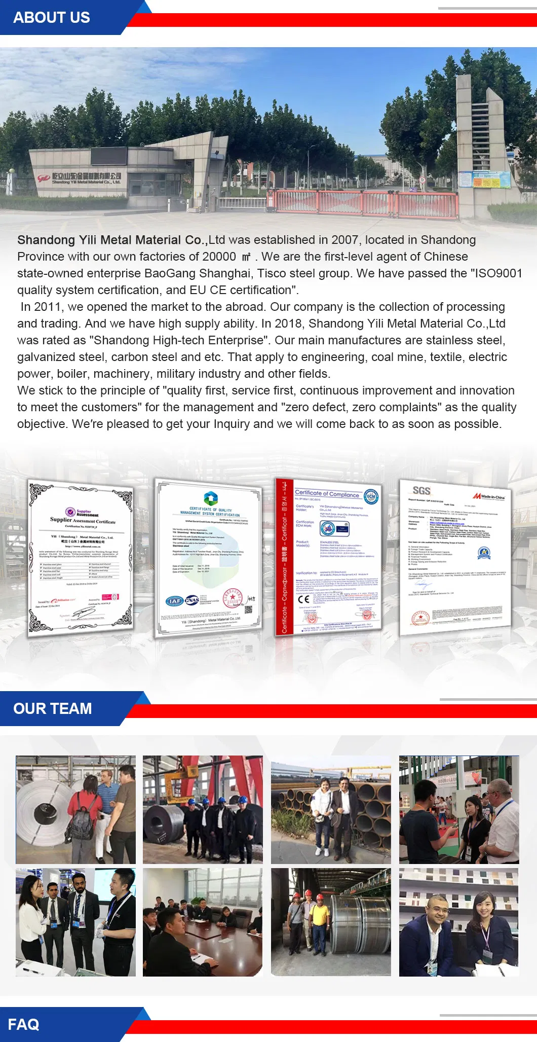 ASTM AISI Hot Rolled Pickled and Oiled 304 310 316 202 Stainless Steel Coil for Roofing Sheet