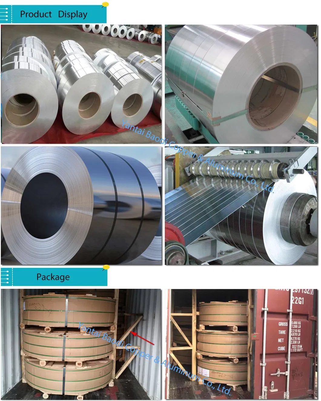 Bending 1050 1100 1200 3003 5005 Aluminum Strip for Industrial