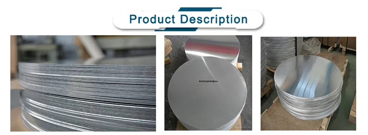 Bright Surface Alloy 1050 1060 1070 Aluminum Disc Round Plate for Bakeware