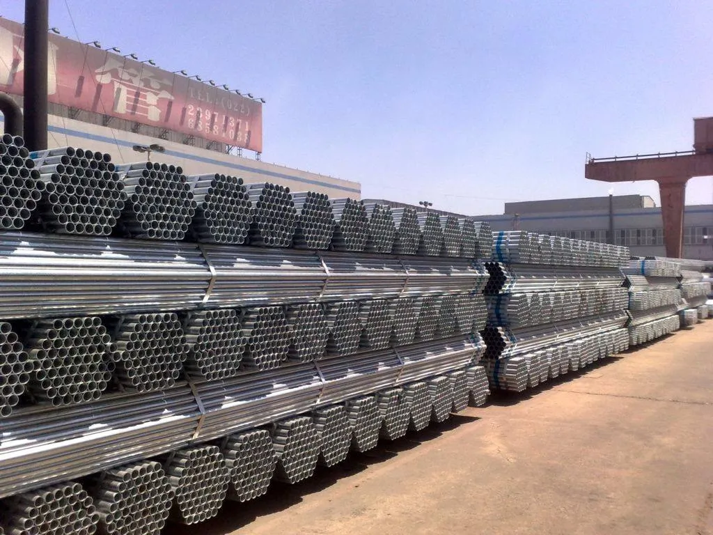 BS1139 / En39 48.3mm*3.2mm Hot Dipped Galvanized Steel Pipes