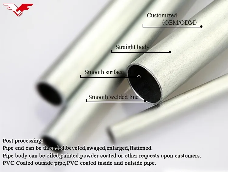 BS1139 Hot Dipped Galvanized Pipe for Scaffolding Gi Pipe