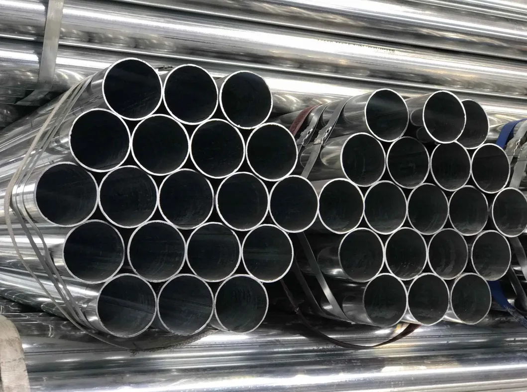 BS1387 ASTM A53 Steel Painted/Pre-Galvanized/HDG Water Pipe Manufacture for Sale