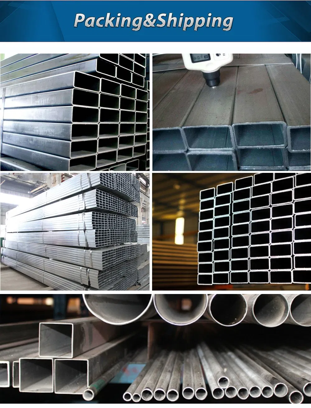 Building Material Q195 Q235 Sch10 Welded Factory Supply Best Galvanized Steel Pipe Price