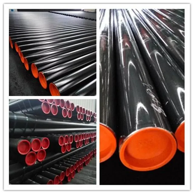 Building Materials Carbon Black Culvert Steel Tube Pipe
