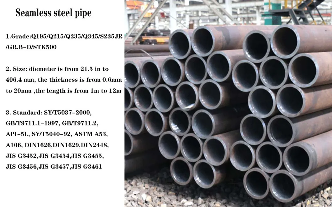 Carbon Seamless Steel Pipe Tube Jisg 4105 Scm435 ASTM A29m DIN En10083-1