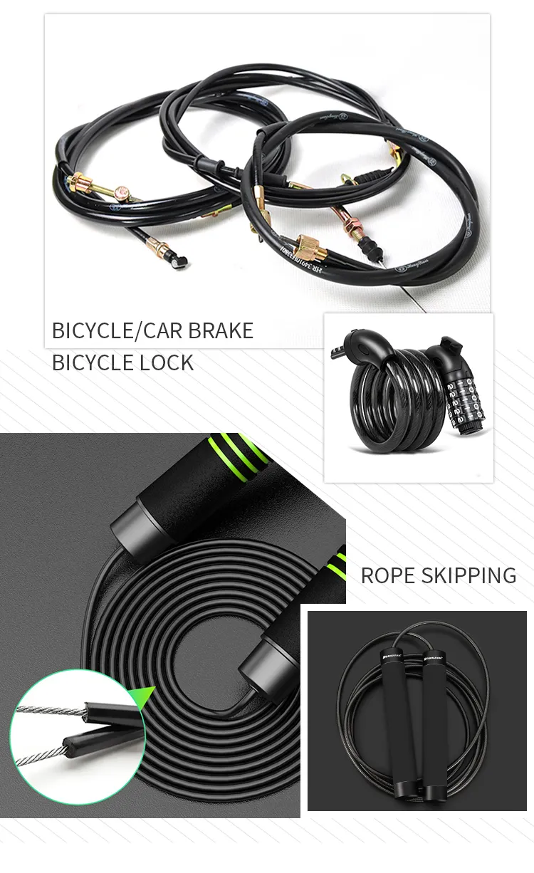 Chinese Manufacturer Stainless Steel Wire Cable PVC Coated Steel Rope