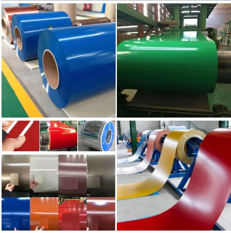 Cold Rolled Steel Coils / PPGI Prepainted Steel Sheet / Zinc Aluminium Roofing Coils