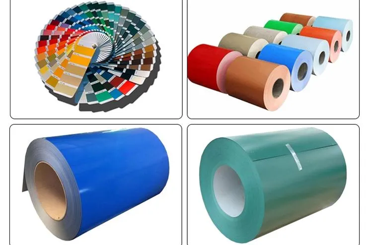 Cold Rolled Steel Coils / PPGI Prepainted Steel Sheet / Zinc Aluminium Roofing Coils