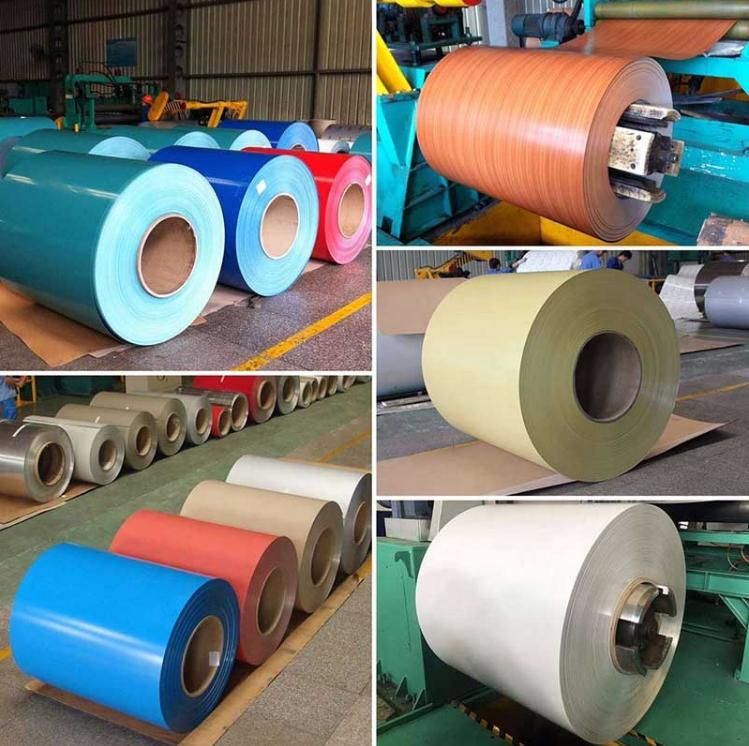 Color Coated Aluminum Coils Prepainted Aluminium Strip Coil for Roller Shutter PE Coating Ppal