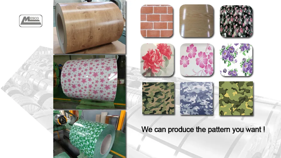 Container House Material Flower PPGI Steel Coil PPGI/PPGI for Roofing Material Building Material