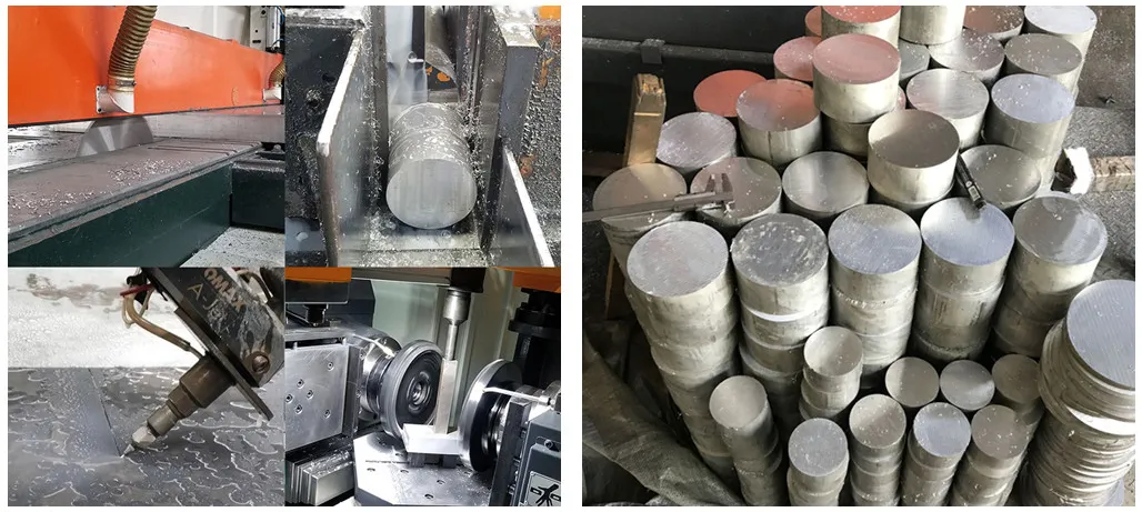 Custom Best Selling 1060 1100 6061 6063 Aluminum Billet Round Aluminum Rod