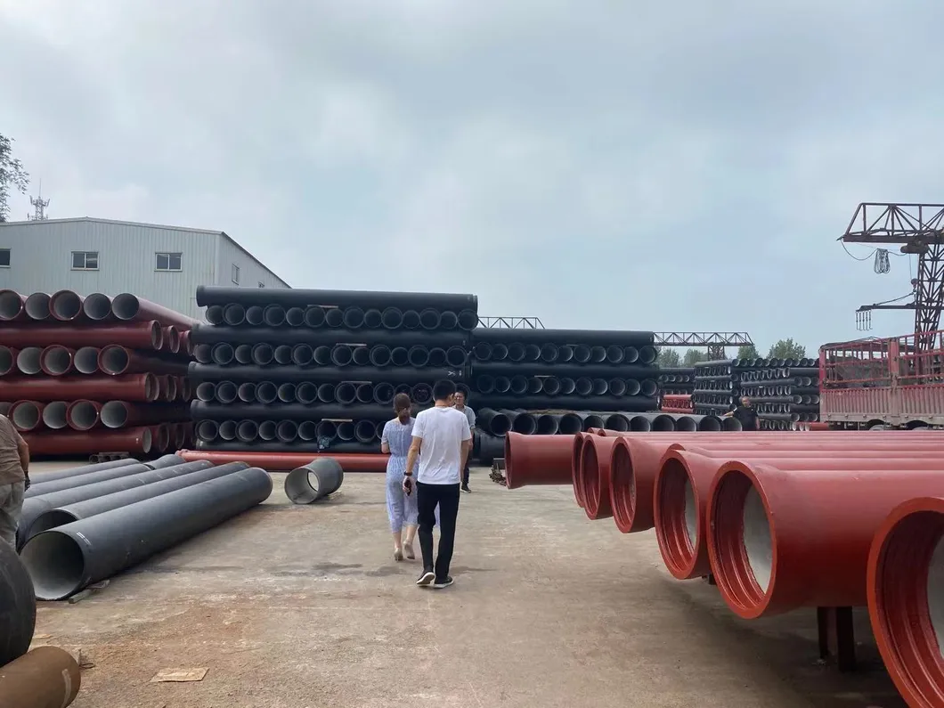 Ductile Cast Iron Di Pipes ISO2531 En545 Push on T Type Joint