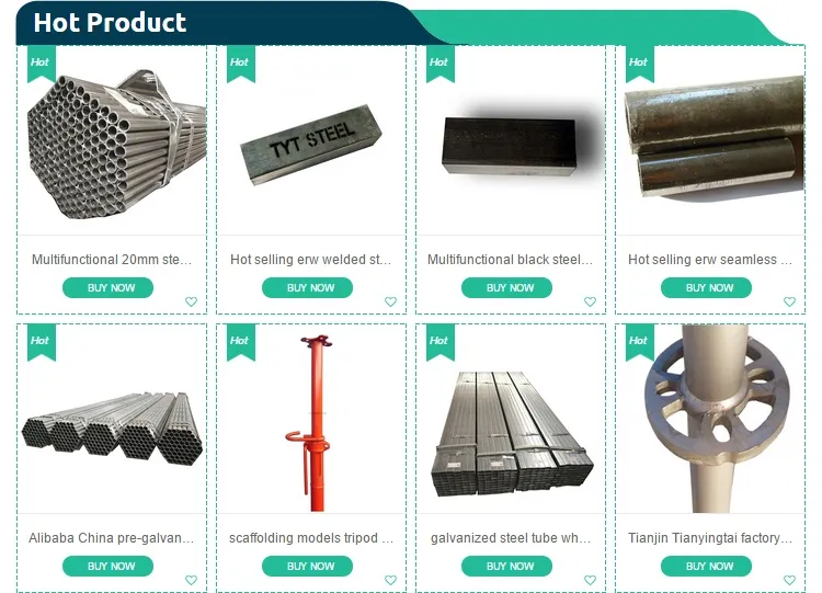 En39 48.3*3.75*6000mm Scaffolding Gi Pipe Galvanized Hollow Section Made in Tianjin China