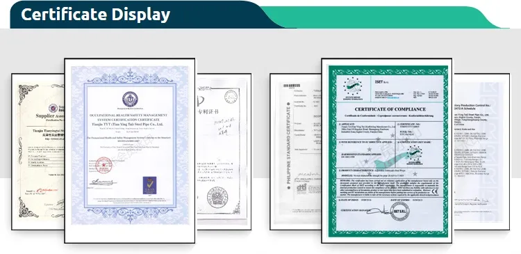 En39 48.3*3.75*6000mm Scaffolding Gi Pipe Galvanized Hollow Section Made in Tianjin China