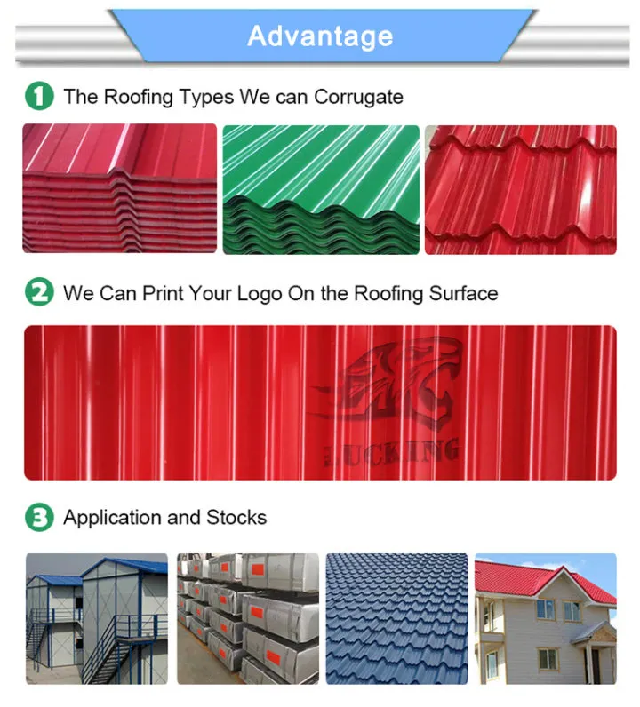 Factory Price Zinc Roll Tile Roof Corrugated Steel Roofing Sheet