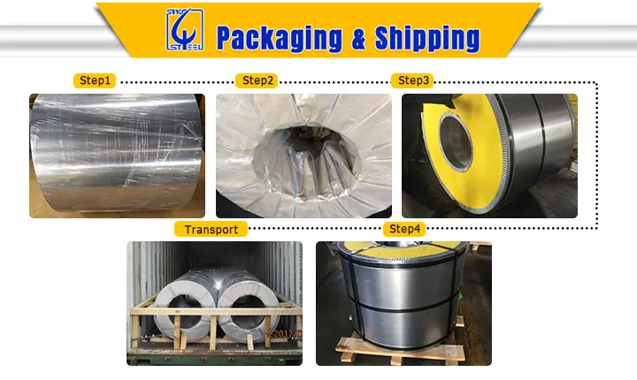 Food Grade Golden Lacquered Tinplate Steel Coil for Can Making