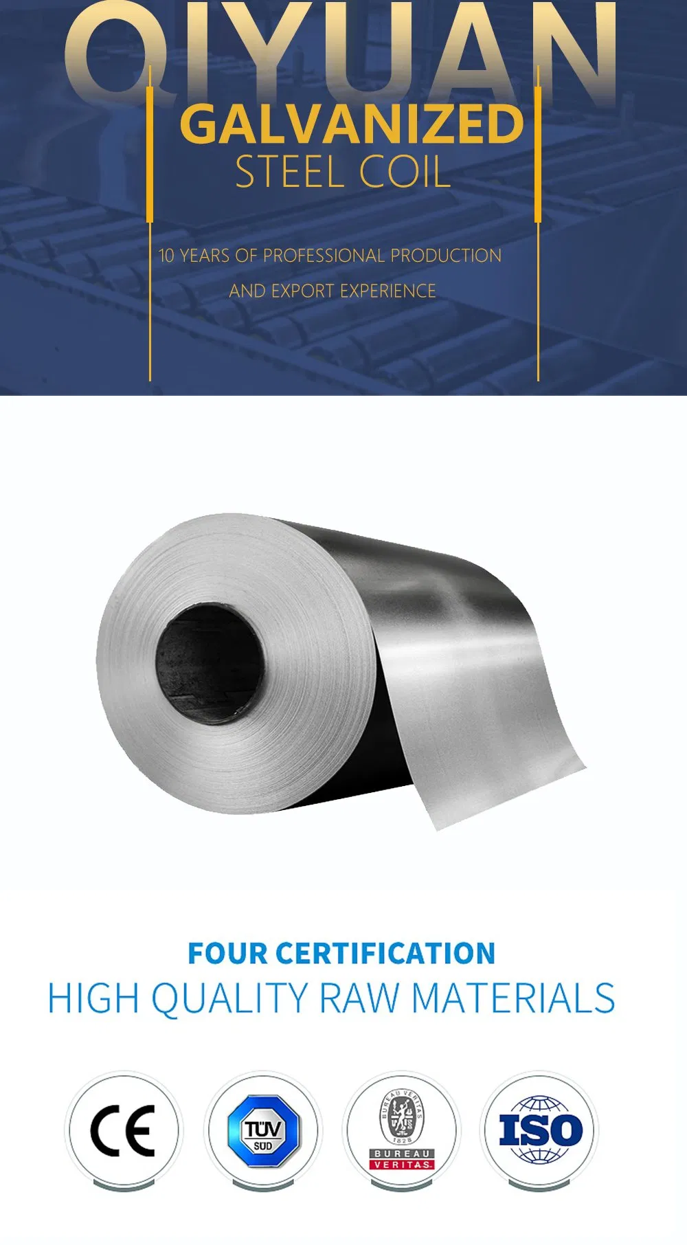 G30 G60 G90 275g Gi Galvanized Steel Coils