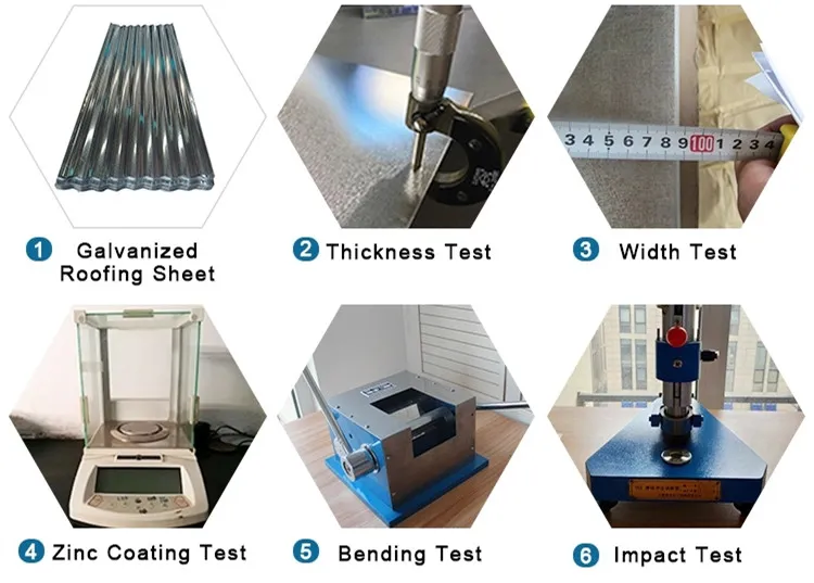 Galvalume Roofing Construction Corrugated Steel Sheet