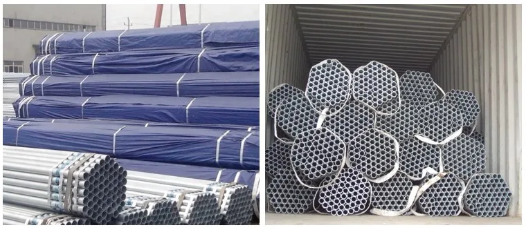 Galvanized Steel Pipe Loading in Container or as The Customer′s Request