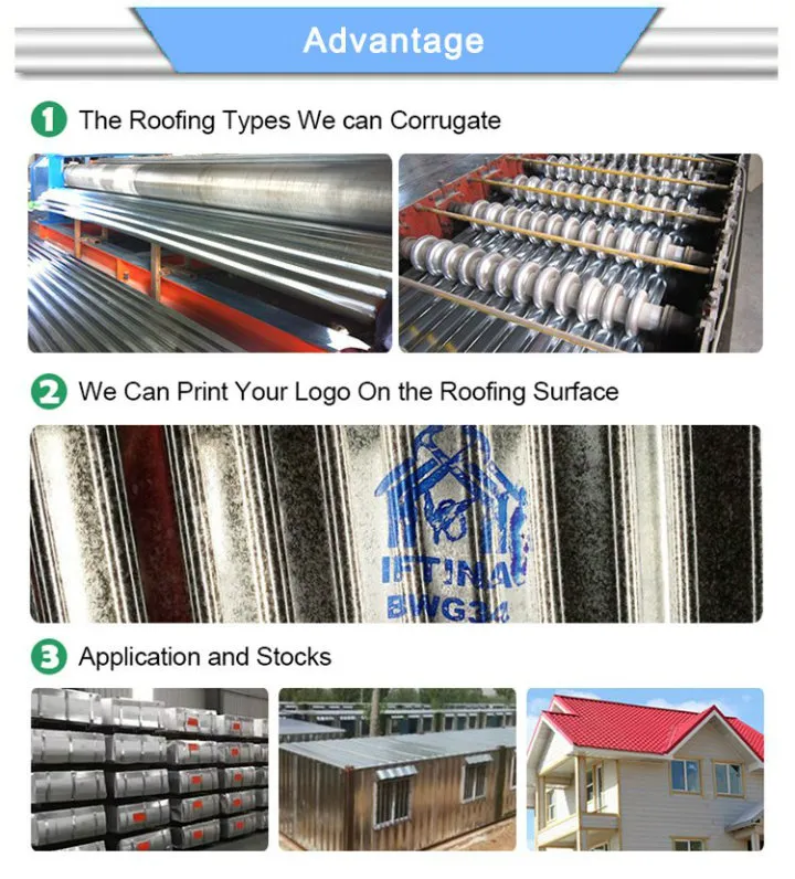 Gi Corrugated Galvanized Steel Sheet Roofing Metal
