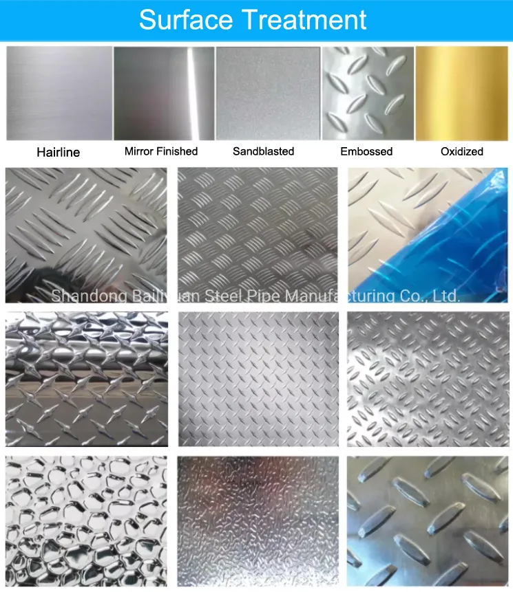 High Strength Building Material 1100 1050 1060 1070 Alloy H14 6063 Mirror Aluminium Sheet Factory