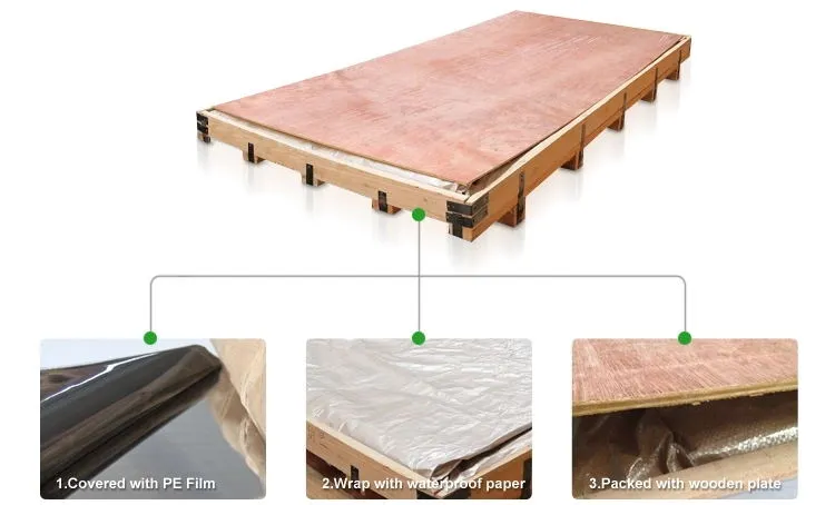 Home Decoration Mirror Etching Stainless Steel Sheet for Kitchen Cabinet