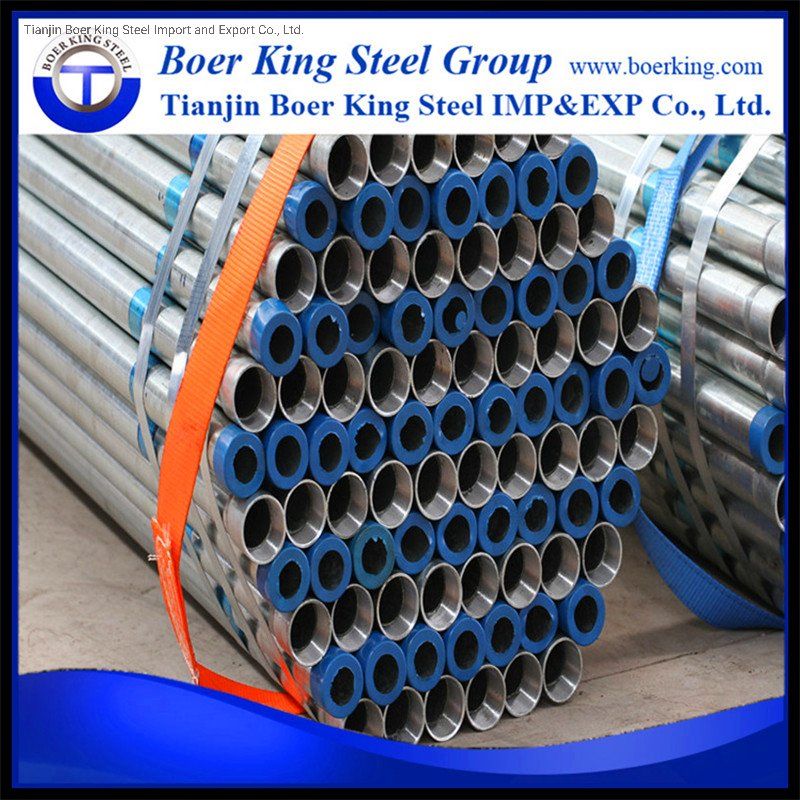 Hot DIP 6m Length Welded ERW Galvanized Steel Pipe for Greenhouse