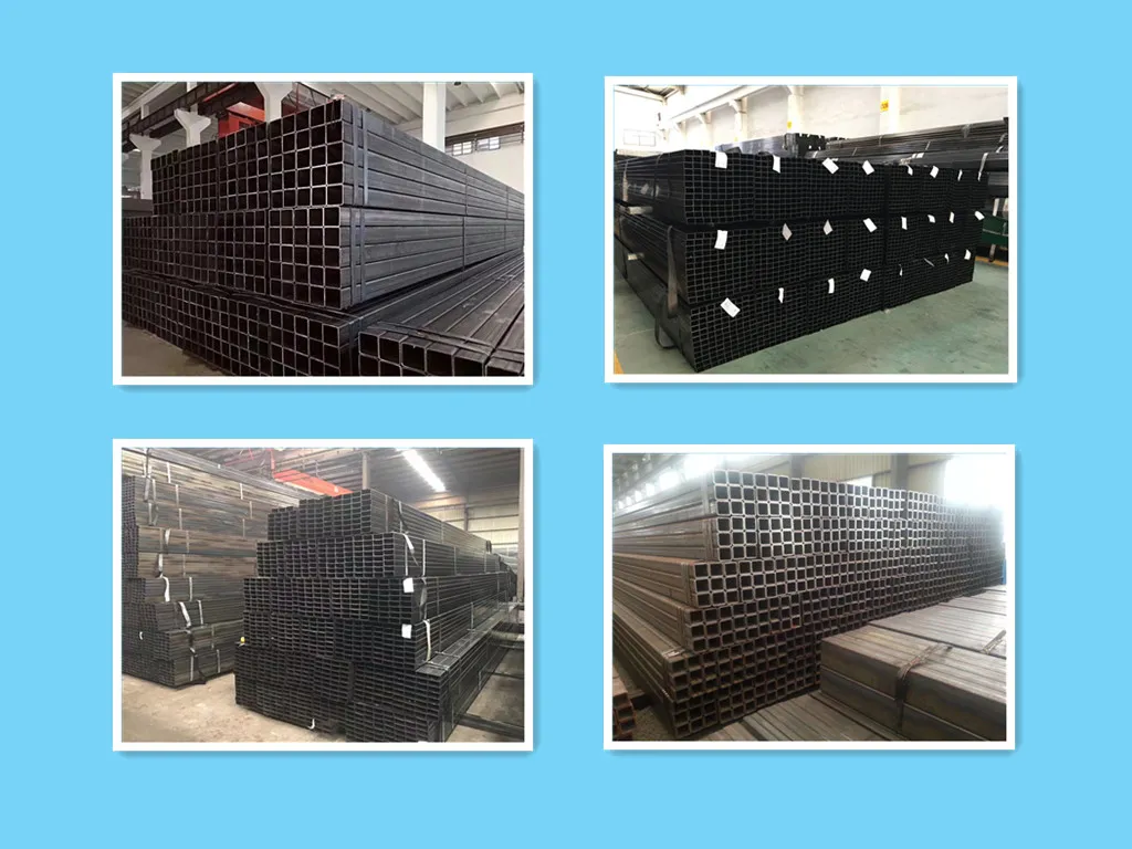 Hot DIP Galvanized Square Pipe Galvanised Steel Pipe Black Seamless Steel Pipe